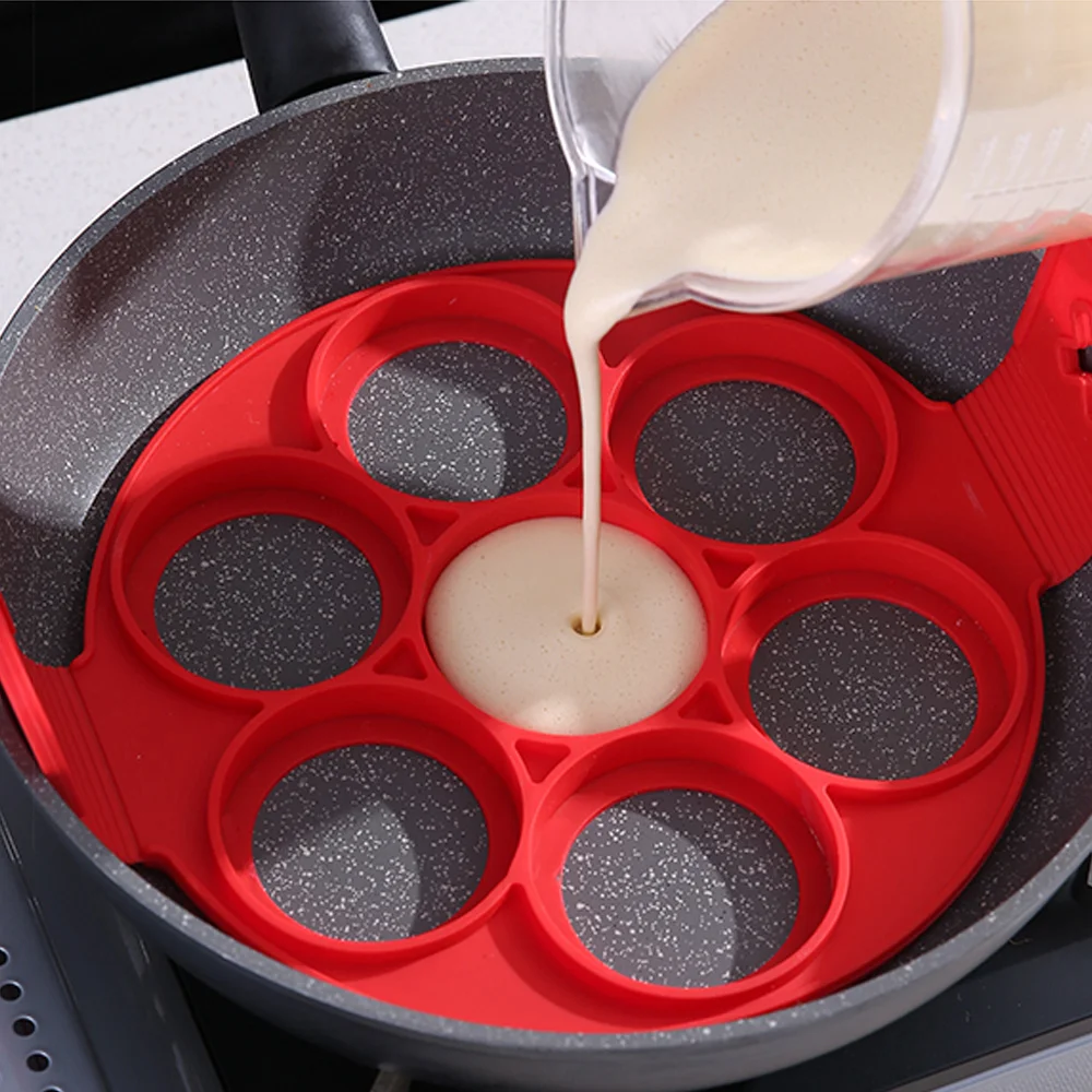 Pancake Mould Egg Ring Maker Nonstick Cooking Tool Egg Cooker Pan Flip Eggs Ring Mold Silicone Kitchen Accessorie
Pancake Mould Egg Ring Maker Nonstick Cooking Tool Egg Cooker Pan Flip Eggs Ring Mold Silicone Kitchen Accessorie