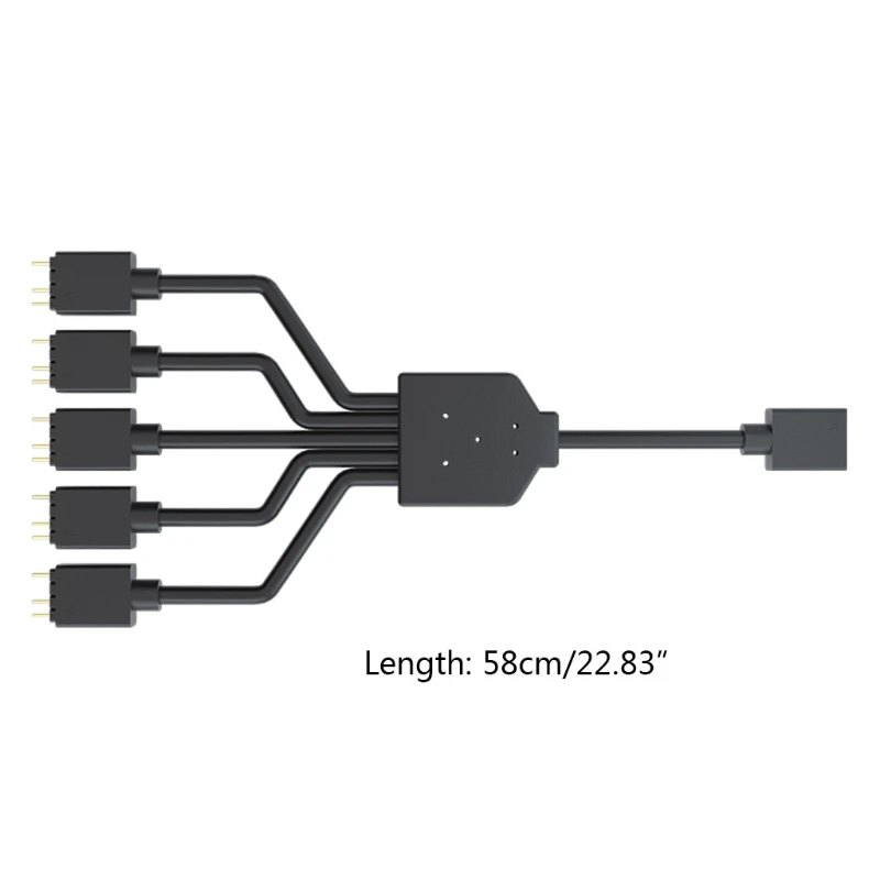 ARGB 1 to 5 3PIN 5V Flexible Fan RGB Adapter Cable Computer Case Connector Splitter Accessories for MSI X6HA
ARGB 1 to 5 3PIN 5V Flexible Fan RGB Adapter Cable Computer Case Connector Splitter Accessories for MSI X6HA
