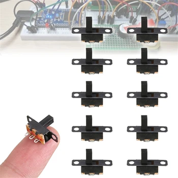 20pcs Black Small SPDT Switch Durable ON-Off Miniature Slide Toggle Switches DIY Power Electrical Component 100V 2A Mayitr
20pcs Black Small SPDT Switch Durable ON-Off Miniature Slide Toggle Switches DIY Power Electrical Component 100V 2A Mayitr