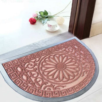 Door Mat Floor Mat Half Circle Fan Carpet Thick Rubber Waterproof Non Slip Easy Clean Indoor Outdoor Entrance Home Hotel Holy
Door Mat Floor Mat Half Circle Fan Carpet Thick Rubber Waterproof Non Slip Easy Clean Indoor Outdoor Entrance Home Hotel Holy
