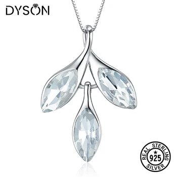 Dyson 925 Sterling Silver Necklace Marquise Leaf Crystal Delicate Lovely Charm Necklaces Romatic Anniversary Gifts Fine Jewelry
Dyson 925 Sterling Silver Necklace Marquise Leaf Crystal Delicate Lovely Charm Necklaces Romatic Anniversary Gifts Fine Jewelry