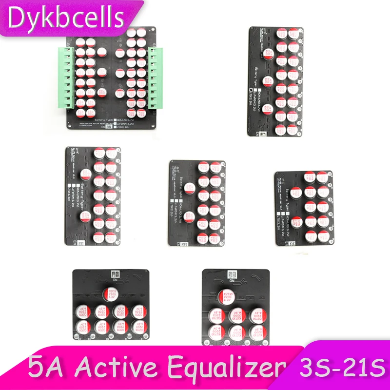Dykbcells 4S 6S 7S 8S 10S 13S 14S 16S 20S Active Equalizer Balance Energy Transfer Board Li-ion Lifepo4 LTO Lithium Battery BMS
Dykbcells 4S 6S 7S 8S 10S 13S 14S 16S 20S Active Equalizer Balance Energy Transfer Board Li-ion Lifepo4 LTO Lithium Battery BMS