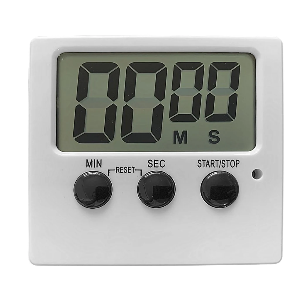 Cooking Baking Timer Home Kitchen Digital LCD Display Countdown School Exam Exercise Alarm
Cooking Baking Timer Home Kitchen Digital LCD Display Countdown School Exam Exercise Alarm