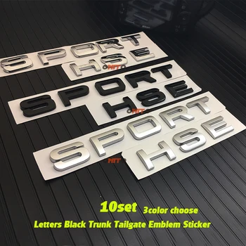10set High quality Abs hse sport trunk Letters Emblem Badge Car Styling Refitting Boot Sticker for Land Wind Chery Rover Range
10set High quality Abs hse sport trunk Letters Emblem Badge Car Styling Refitting Boot Sticker for Land Wind Chery Rover Range