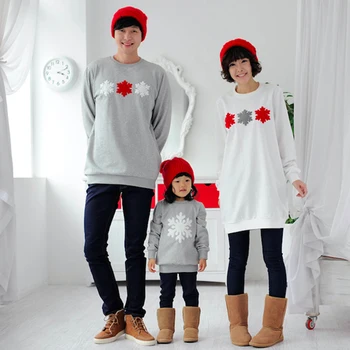 Family Christmas Clothes Christmas Family Clothes Parent-child Wear Sweater Plus Velvet Winter Set of Snowflake Tops Long Sleeve
Family Christmas Clothes Christmas Family Clothes Parent-child Wear Sweater Plus Velvet Winter Set of Snowflake Tops Long Sleeve