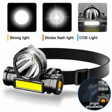 Headlight Super Bright Head Torch LED COB USB Headlamp Camping Fishing Work Light For Caving Patrolling Hunting Outdoor Equips
Headlight Super Bright Head Torch LED COB USB Headlamp Camping Fishing Work Light For Caving Patrolling Hunting Outdoor Equips