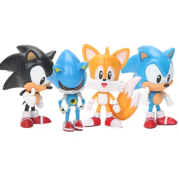 5sets Sonic Figures Toy Sonic the Hedgehog Sonic Tails Shadow Knuckles Tails Amy Super Sonic PVC Action Figure Model Dolls
5sets Sonic Figures Toy Sonic the Hedgehog Sonic Tails Shadow Knuckles Tails Amy Super Sonic PVC Action Figure Model Dolls