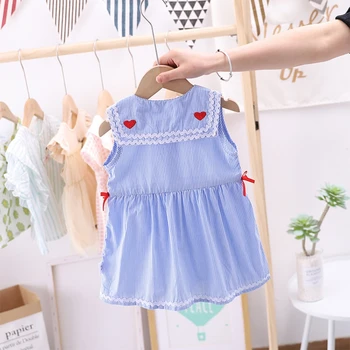 Girls Dress Summer Sute Love Pattern Sleeveless Doll Collar Dress Vest Casual Female Baby Dress 0-5Y
Girls Dress Summer Sute Love Pattern Sleeveless Doll Collar Dress Vest Casual Female Baby Dress 0-5Y