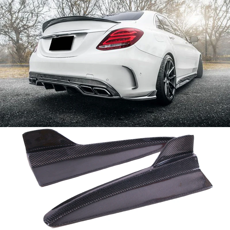 Сплиттер для задней кромки из углеродного волокна в стиле F D BENZ 4 W205 C200 C280