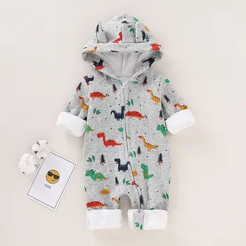 Newborn Infant Baby Boy Rompers Cartoon Dinosaur Print Long Sleeve Hooded Romper Kids Toddler Girl Jumpsuit Clothes
Newborn Infant Baby Boy Rompers Cartoon Dinosaur Print Long Sleeve Hooded Romper Kids Toddler Girl Jumpsuit Clothes