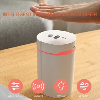 280mL Intelligent Mist Humidifier Diffuser with LED Light Quiet Alcohol Sprayer Humidifier USB Desktop Humidifier
280mL Intelligent Mist Humidifier Diffuser with LED Light Quiet Alcohol Sprayer Humidifier USB Desktop Humidifier