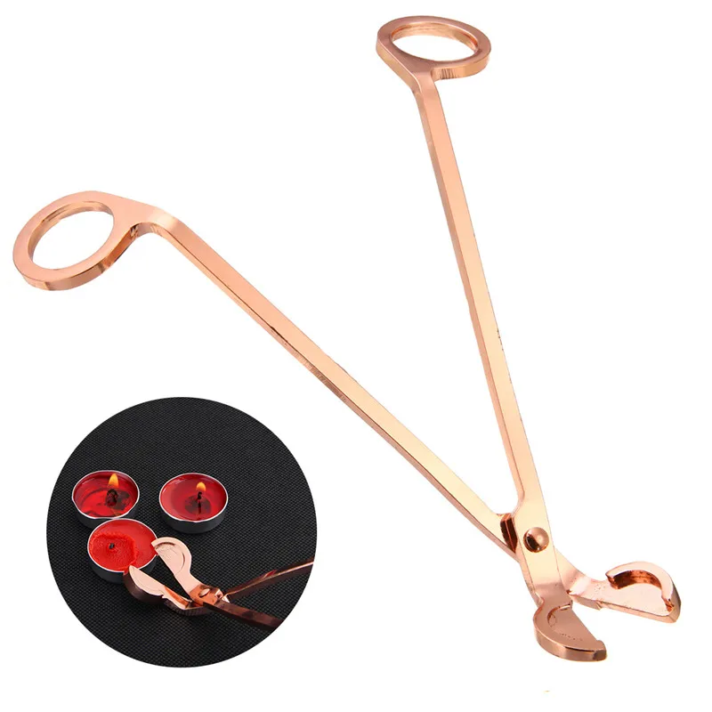TTLIFE Mayitr Candle Wick Trimmer High Quality Snuffers Rose Gold Candle Scissors Cutter Decorative Tools 18x6cm
TTLIFE Mayitr Candle Wick Trimmer High Quality Snuffers Rose Gold Candle Scissors Cutter Decorative Tools 18x6cm