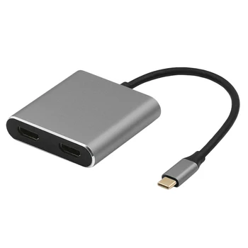 TYPE C to Dual HDMI Adapter 4K 3.0 PD Charge for MAC OS/Windows/Android Device
TYPE C to Dual HDMI Adapter 4K 3.0 PD Charge for MAC OS/Windows/Android Device