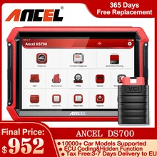 ANCEL DS700 OBD2 Diagnostic Tools Professional Full System Bi-Directional Control AF Adjust DPF Injector TPMS Automotive Scanner
ANCEL DS700 OBD2 Diagnostic Tools Professional Full System Bi-Directional Control AF Adjust DPF Injector TPMS Automotive Scanner