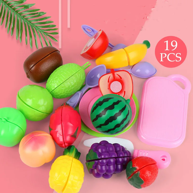 19 Pcs /Lot Children's Kitchen Play House Toy Fruit Vegetable Mini Food Simulation Toys For Girls Gift
19 Pcs /Lot Children's Kitchen Play House Toy Fruit Vegetable Mini Food Simulation Toys For Girls Gift