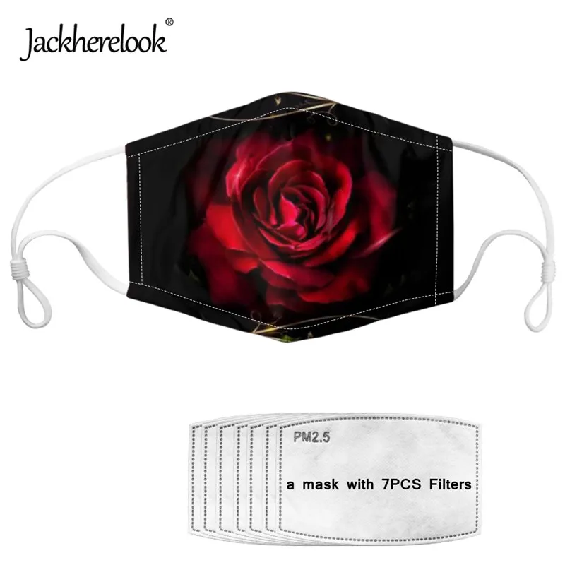 Jackherelook Love Rose Printing Women Mask Mouth Cover Face Mask for Girls Floral Style masque Non-disposable Breathable 2020
Jackherelook Love Rose Printing Women Mask Mouth Cover Face Mask for Girls Floral Style masque Non-disposable Breathable 2020