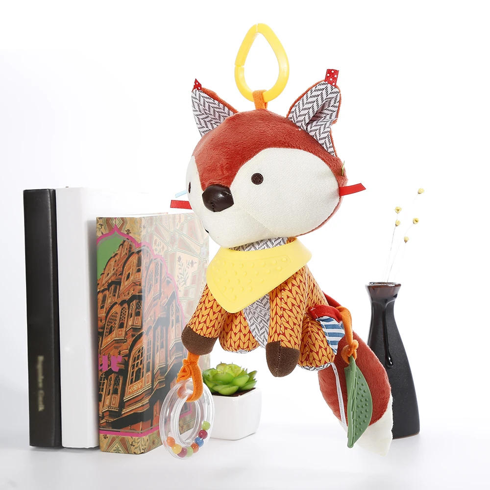Hot Baby Cute Fox Rattles Infants Animal Stroller Car Toys Clip Lathe Hanging Seat & Stroller Toys Mobile Music Educational Toys
Hot Baby Cute Fox Rattles Infants Animal Stroller Car Toys Clip Lathe Hanging Seat & Stroller Toys Mobile Music Educational Toys