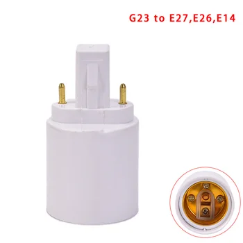 1 Piece G23 To E27 E26 Base Socket LED Halogen Light Bulb Lamp Adapter Holder Converter
1 Piece G23 To E27 E26 Base Socket LED Halogen Light Bulb Lamp Adapter Holder Converter
