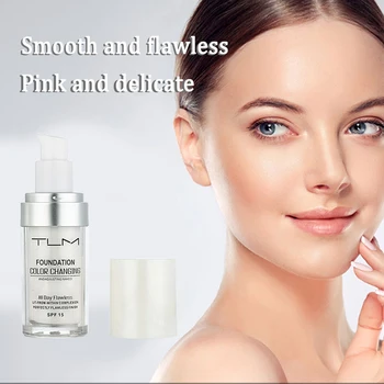 30ml Durable Color Changing Foundation Liquid Face Skin Tone Cover Makeup Portable Base Concealer Moisturizer and Oil Control
30ml Durable Color Changing Foundation Liquid Face Skin Tone Cover Makeup Portable Base Concealer Moisturizer and Oil Control