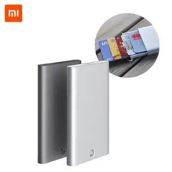XIAOMI ID Portable Storage Bank Card Credit Card MIIIW Card Case Automatic Pop Up Box Cover Card Holder Metal Wallet
XIAOMI ID Portable Storage Bank Card Credit Card MIIIW Card Case Automatic Pop Up Box Cover Card Holder Metal Wallet