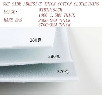 98cm white single side adhesive Iron-on thick cotton interlining linings farbic bag sewing patchwork craft diy accessories1713
98cm white single side adhesive Iron-on thick cotton interlining linings farbic bag sewing patchwork craft diy accessories1713