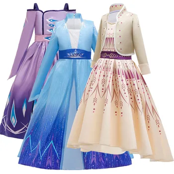 New Anna Elsa Princess Dress For Girls Birthday Evening Party Dress Carnival Costume Children Snow Queen 2 Dress 8 10 12 14 Yrs
New Anna Elsa Princess Dress For Girls Birthday Evening Party Dress Carnival Costume Children Snow Queen 2 Dress 8 10 12 14 Yrs