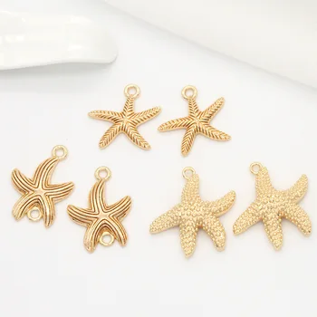 4PCS 20x25MM 28x28MM 24K Gold Color Plated Brass Starfish Charms Pendants High Quality Diy Jewelry Accessories
4PCS 20x25MM 28x28MM 24K Gold Color Plated Brass Starfish Charms Pendants High Quality Diy Jewelry Accessories