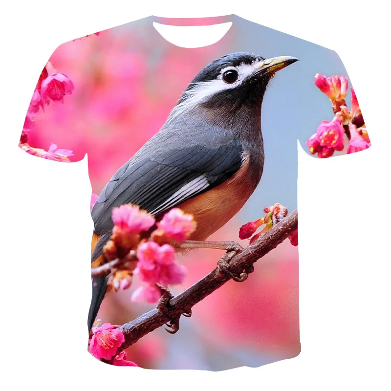2021 summer new 3D T-shirt casual short-sleeved O-neck top fashion Harajuku parrot animal pattern clothing plus size top
2021 summer new 3D T-shirt casual short-sleeved O-neck top fashion Harajuku parrot animal pattern clothing plus size top