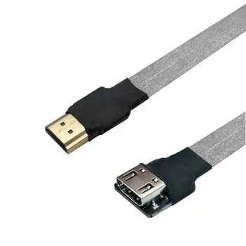 Anti-interference FPV HDMI Female to Up Angled Mini Micro HDMI Male HDTV FPC Flat Cable for HDTV Multicopter Aerial Photography
Anti-interference FPV HDMI Female to Up Angled Mini Micro HDMI Male HDTV FPC Flat Cable for HDTV Multicopter Aerial Photography
