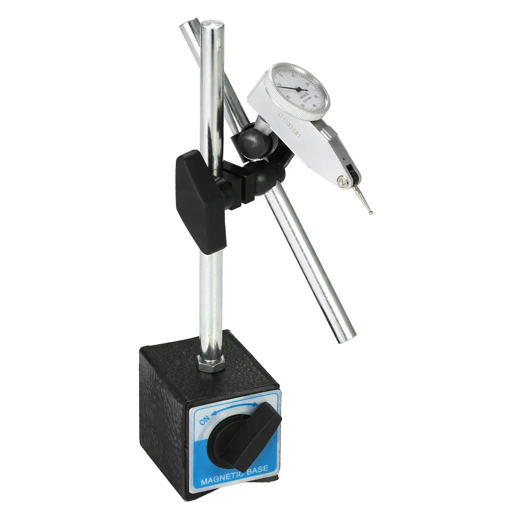 Magnetic Base Holder Iron Mini Flexible Bracket Tool with Double Adjustable Pole for Leverage Dial Indicator Test Gauge
Magnetic Base Holder Iron Mini Flexible Bracket Tool with Double Adjustable Pole for Leverage Dial Indicator Test Gauge