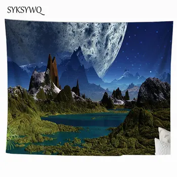 Huge Ancient Moon Tapestry Wall Hanging Boho Room Muurtapijt Wall Art Psychedelic Tapestry 
Huge Ancient Moon Tapestry Wall Hanging Boho Room Muurtapijt Wall Art Psychedelic Tapestry