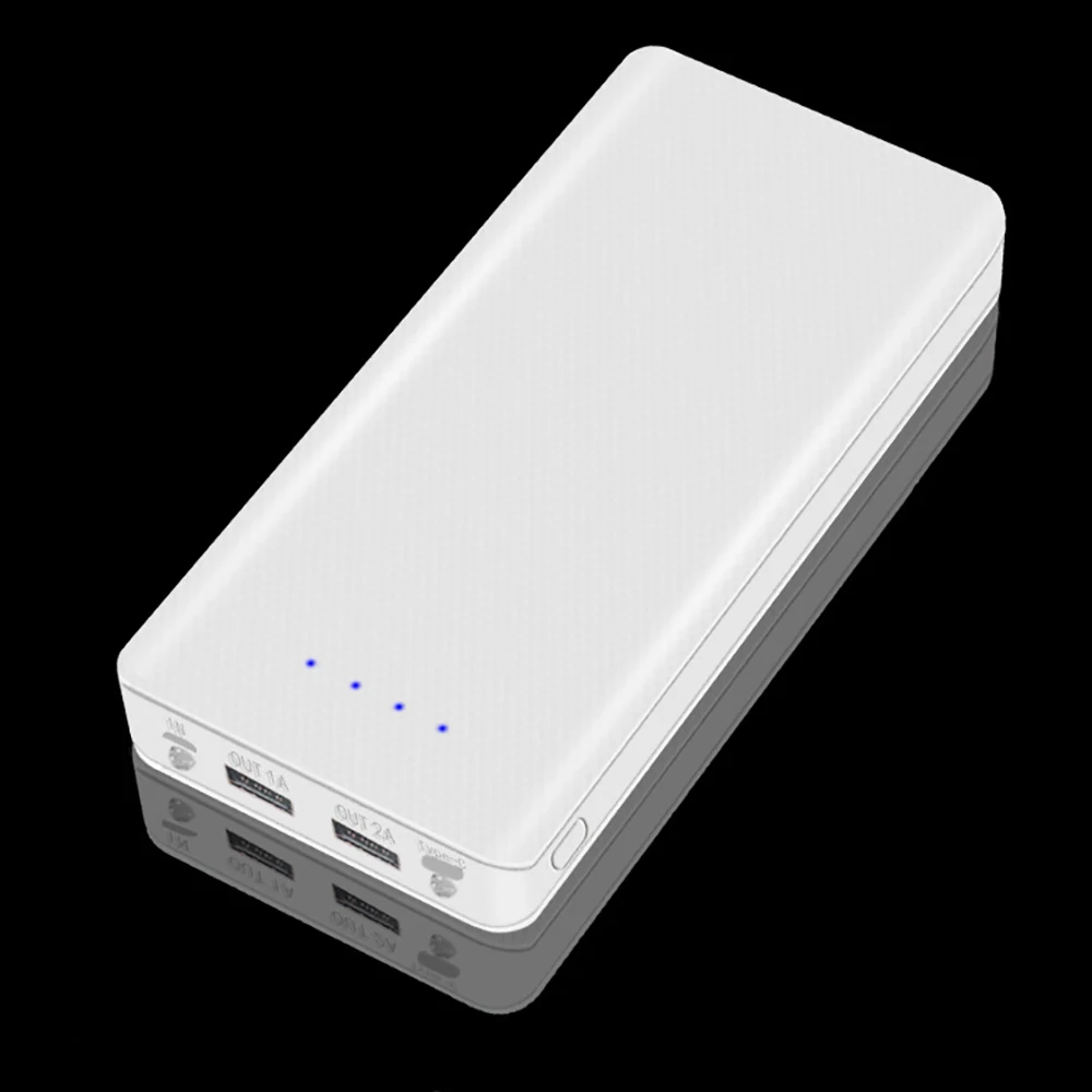 18650 Power Bank Box Portable 5V DIY Dual USB Battery Shell 18650 Battery Case with LED Light Type C Mobile Charging Case
18650 Power Bank Box Portable 5V DIY Dual USB Battery Shell 18650 Battery Case with LED Light Type C Mobile Charging Case