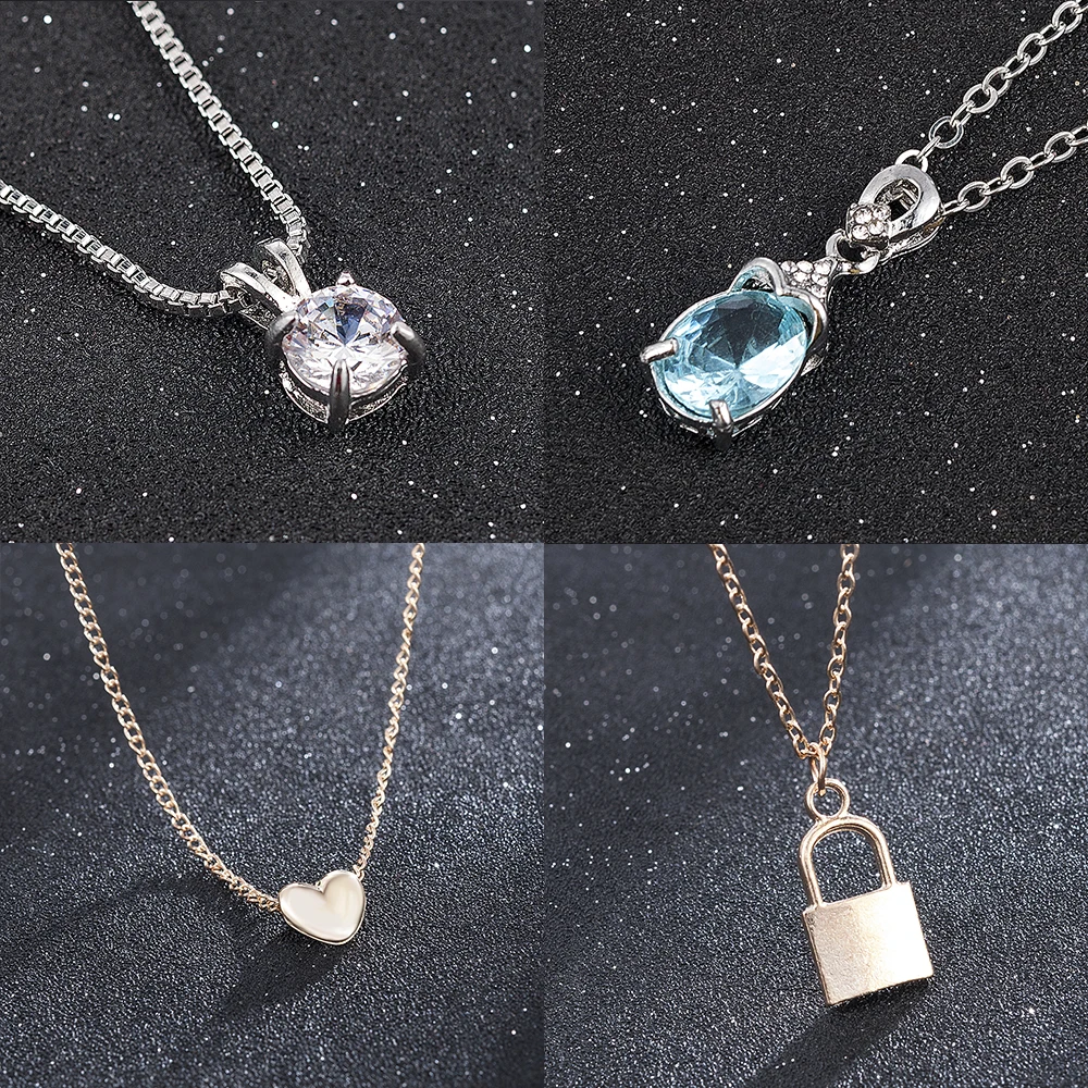 2019 New Fashion Simple Zircon Necklace for Women Medallion Pendant Long Necklaces Boho Jewelry Statement Necklace Wholesale
2019 New Fashion Simple Zircon Necklace for Women Medallion Pendant Long Necklaces Boho Jewelry Statement Necklace Wholesale