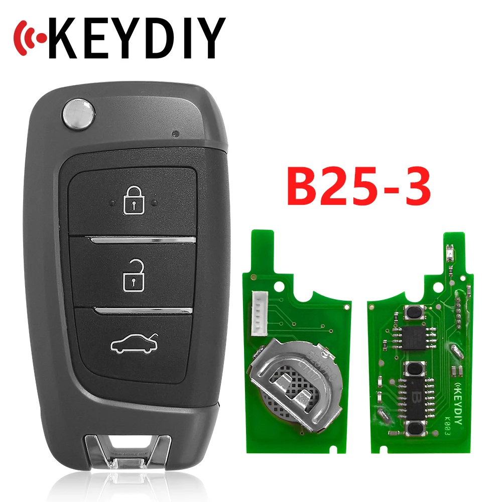 KEYDIY B25 KD900 Remote 3 Button B Series Remote Key For URG200/KD900/KD200 Machine
KEYDIY B25 KD900 Remote 3 Button B Series Remote Key For URG200/KD900/KD200 Machine