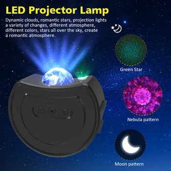 Bar Adjustable Modes Theater Wedding Party LED Night Light Portable Home USB Rechargeable Remote Control Star Projector Colorful
Bar Adjustable Modes Theater Wedding Party LED Night Light Portable Home USB Rechargeable Remote Control Star Projector Colorful