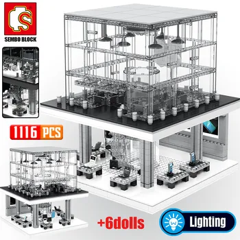 SEMBO Creator Series Apple Store Model Building Blocks City Street View LED Light Figures Bricks Classic Phone Kids Toy
SEMBO Creator Series Apple Store Model Building Blocks City Street View LED Light Figures Bricks Classic Phone Kids Toy