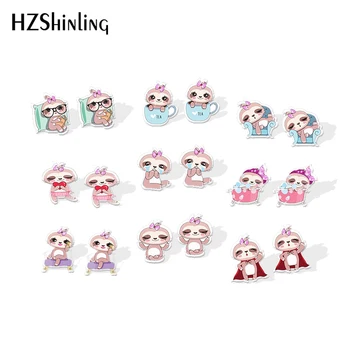2019 New Cartoon Sloth Acrylic Earring Cute Pink Sloths Resin Earrings Epoxy Stud Shrinky Dinks Earring Gifts Girls
2019 New Cartoon Sloth Acrylic Earring Cute Pink Sloths Resin Earrings Epoxy Stud Shrinky Dinks Earring Gifts Girls