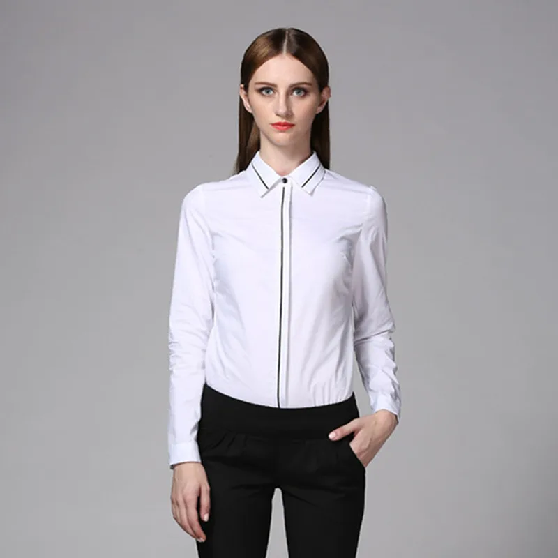 Long Sleeve Striped Bodysuit Women Office Lady Work White Blouse Formal Body Shirt Spring Jumpsuit Autumn Overall 2021 Rompers 
Long Sleeve Striped Bodysuit Women Office Lady Work White Blouse Formal Body Shirt Spring Jumpsuit Autumn Overall 2021 Rompers