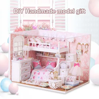 DIY Dollhouse Three-dimensional Assembly Attic Miniature House Handmade Mini Home Model Kit for Children Holiday Birthday Gifts
DIY Dollhouse Three-dimensional Assembly Attic Miniature House Handmade Mini Home Model Kit for Children Holiday Birthday Gifts