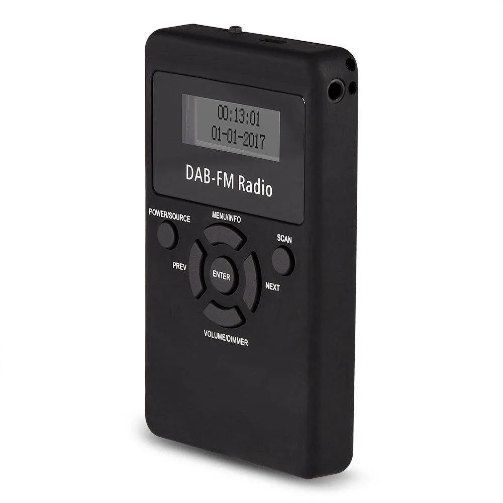 Portable DAB/DAB+/FM Radio LCD Pocket Digital DAB Receiver Rechargeable Battery OUJ99
Portable DAB/DAB+/FM Radio LCD Pocket Digital DAB Receiver Rechargeable Battery OUJ99
