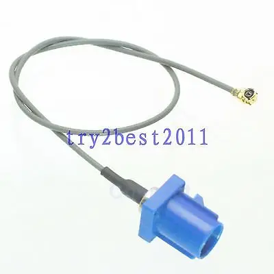 DHL/EMS 50 Sets Fakra C 5005 SMB plug pin to IPX U.fl female 1.13mm Jumper pigtail Cable 8inch -C1
DHL/EMS 50 Sets Fakra C 5005 SMB plug pin to IPX U.fl female 1.13mm Jumper pigtail Cable 8inch -C1