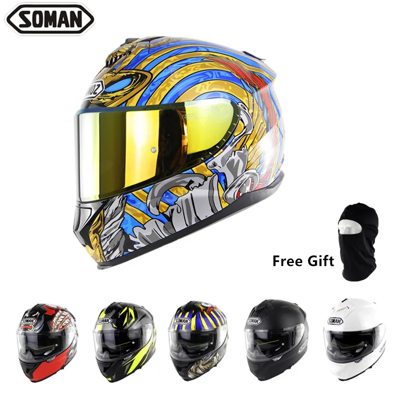 SOMAN Casque Moto Predator Ece Full Face Motorcycle Cool Helmet Men Personalized Visor Casco Predator Dual Lens Motorbike Helm
SOMAN Casque Moto Predator Ece Full Face Motorcycle Cool Helmet Men Personalized Visor Casco Predator Dual Lens Motorbike Helm