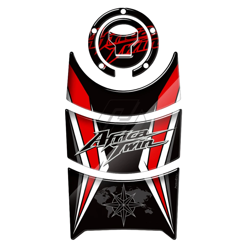 3D resin motorcycle tank sticker UV resistant scratch proof