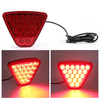 Universal 12V Auto Tail Light 20 LEDs Reversing Brake Warning Light Flash Strobe Light triangle design Car Tail Light
Universal 12V Auto Tail Light 20 LEDs Reversing Brake Warning Light Flash Strobe Light triangle design Car Tail Light