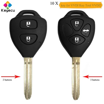 KEYECU 10PCS/Lot, XHORSE English Version Universal Wired Remote Key for VVDI Key Tool VVDI2 for Toyota Models With 2 / 3 Buttons
KEYECU 10PCS/Lot, XHORSE English Version Universal Wired Remote Key for VVDI Key Tool VVDI2 for Toyota Models With 2 / 3 Buttons
