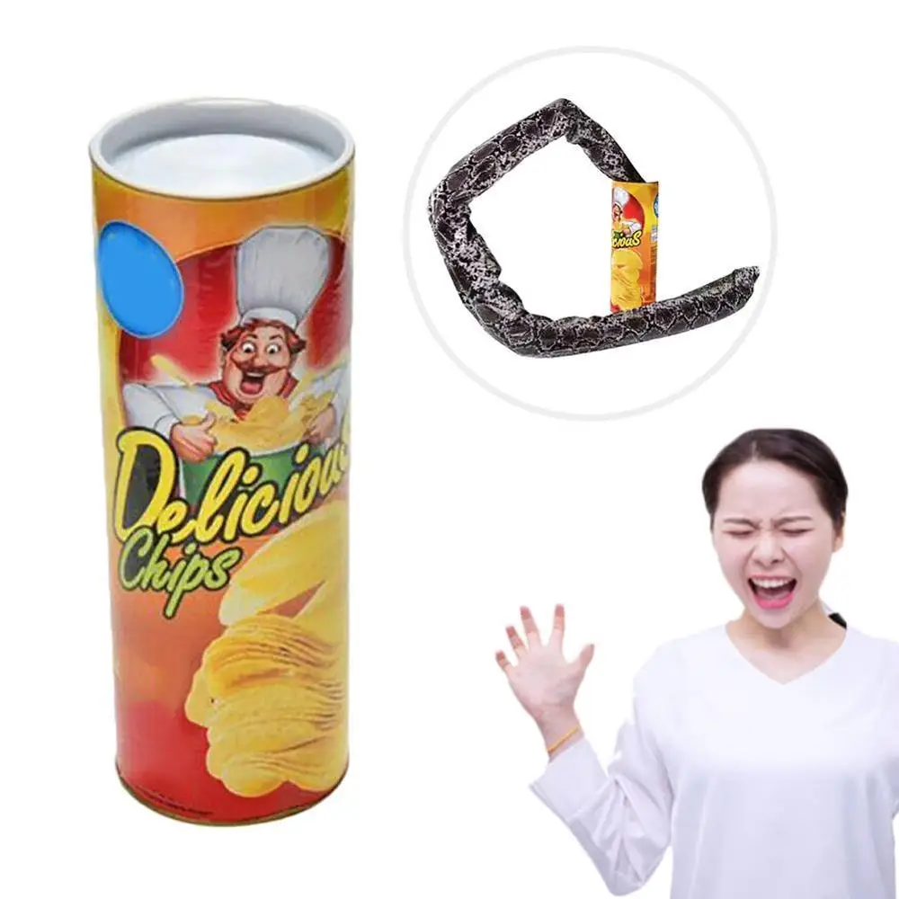 Prank Props Potato Snake Potato Chip Tricky Toy Can Jump Fake Snake April Fool's Day Halloween Party Decoration
Prank Props Potato Snake Potato Chip Tricky Toy Can Jump Fake Snake April Fool's Day Halloween Party Decoration