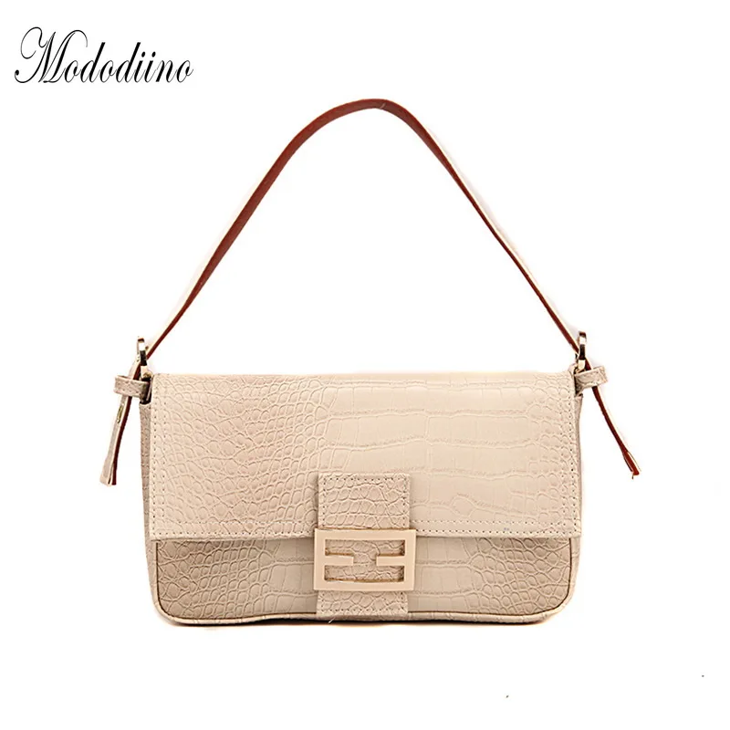 Mododiino Crocodile Baguette Bag Ladies Flap Bag New Elegant Shoulder Bag Korean Crossbody Bag Luxury Handbags Women Bag DNV1258
Mododiino Crocodile Baguette Bag Ladies Flap Bag New Elegant Shoulder Bag Korean Crossbody Bag Luxury Handbags Women Bag DNV1258