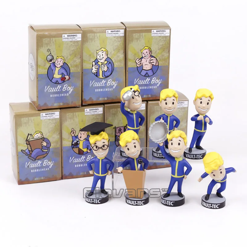 Fallout vat мальчик Bobble голова ПВХ фигурку Коллекционная модель игрушки Brinquedos 7 видов