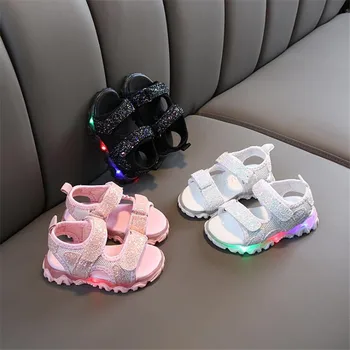 Children's lighted shoes 2020 summer children 1-6 years old toddler shoes boys and girls non-slip baby soft bottom sandals
Children's lighted shoes 2020 summer children 1-6 years old toddler shoes boys and girls non-slip baby soft bottom sandals
