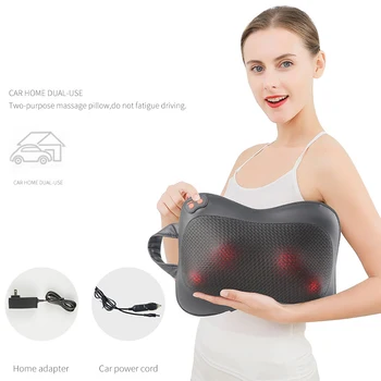 Electric multifunctional massage pillow cervical massager lumbar back hot compress massage pad
Electric multifunctional massage pillow cervical massager lumbar back hot compress massage pad